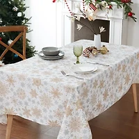 Avanti Snowflakes Tablecloth