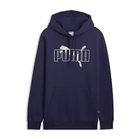 PUMA Mens Long Sleeve Fleece Active Hoodie