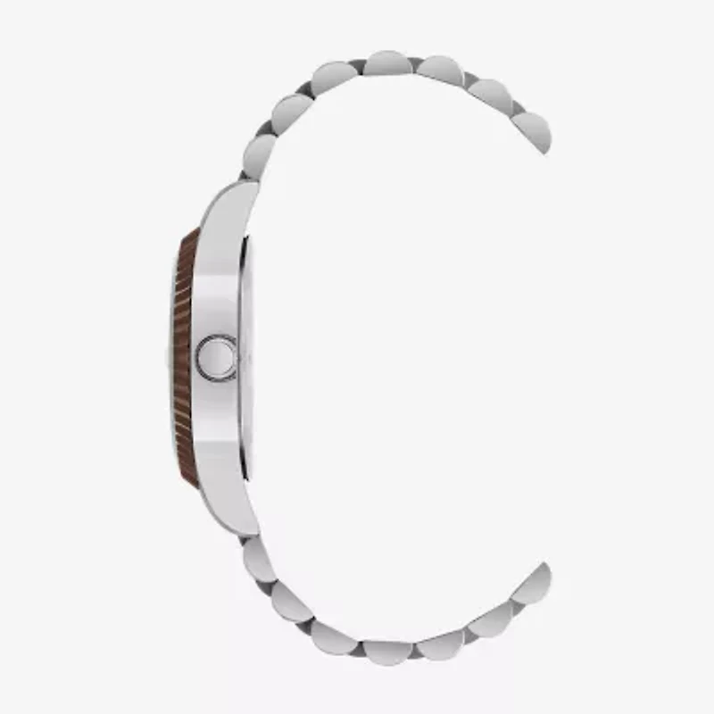 Armitron Mens Silver Tone Stainless Steel Bracelet Watch 20/5521bnsv