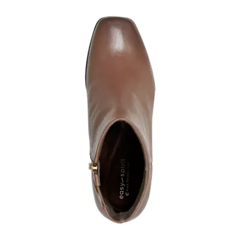 Easy Spirit Womens Sidney Stacked Heel Dress Boots