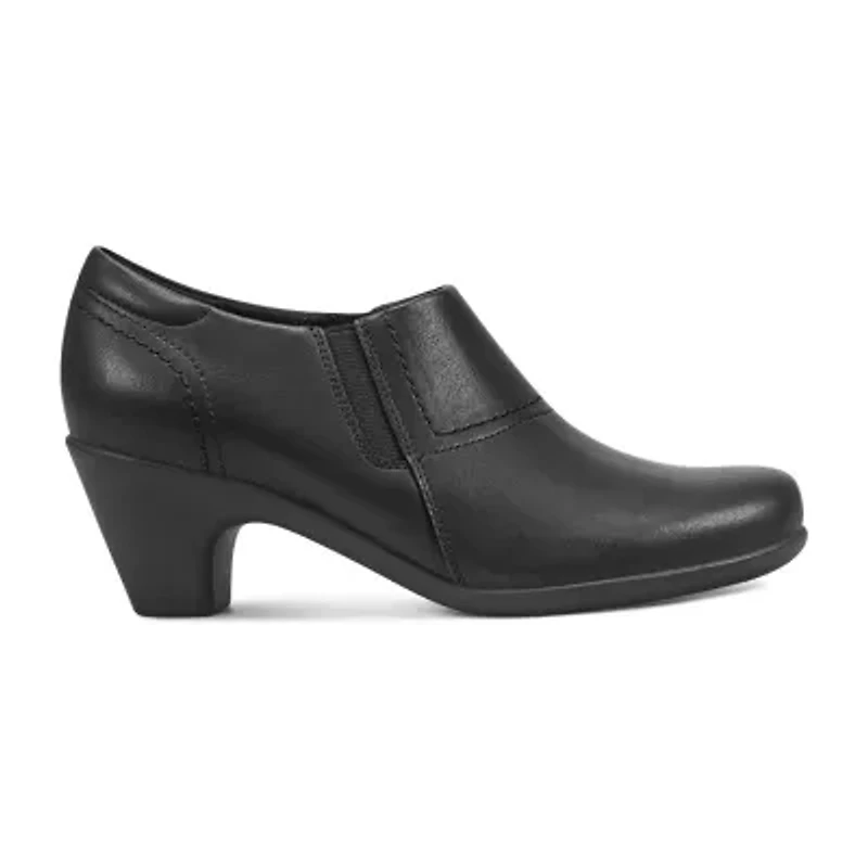 Easy Spirit Womens Caine Chunky Heel Dress Boots