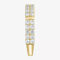 Womens 2MM 1 CT. T.W. Natural White Diamond 10K Gold Anniversary Wedding Band