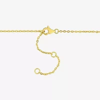 Womens Genuine Yellow Citrine 18K Gold Over Silver Beaded Bracelet