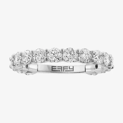 Effy  (G / Si1) Womens 2 CT. T.W. Lab Grown White Diamond 14K Gold Band