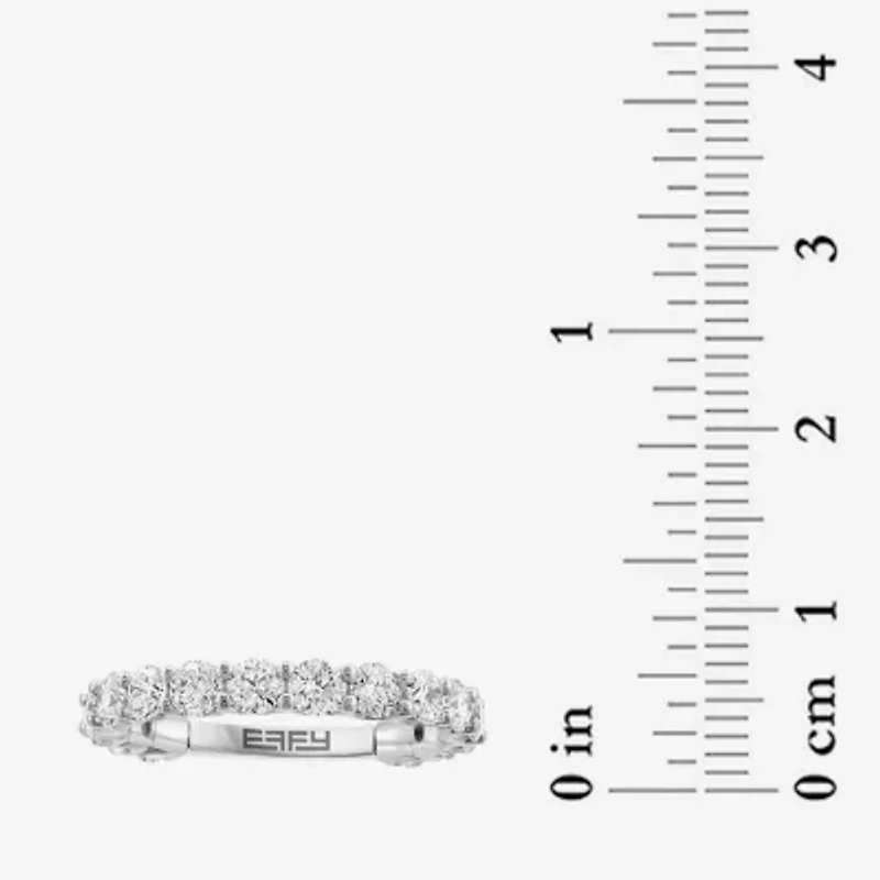 Effy  (G / Si1) Womens 2 CT. T.W. Lab Grown White Diamond 14K Gold Band