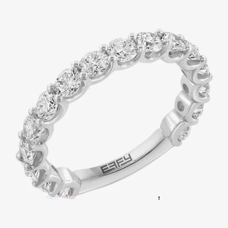 Effy  (G / Si1) Womens 2 CT. T.W. Lab Grown White Diamond 14K Gold Band