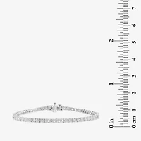 Effy  (G / Vs1-Vs2) Womens 5 CT. T.W. Lab Grown White Diamond 14K White Gold 7.25 Inch Tennis Bracelet