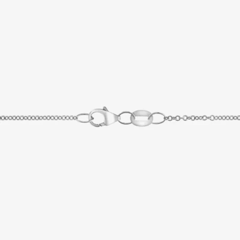 Effy  (E-F / Vs2-Si1) Womens 1/2 CT. T.W. Lab Grown White Diamond Sterling Silver Heart 16 Inch Pendant Necklace
