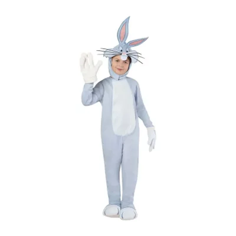 Little & Big Kid Unisex Looney Tunes Bugs Bunny Kids Costume 3-pc.