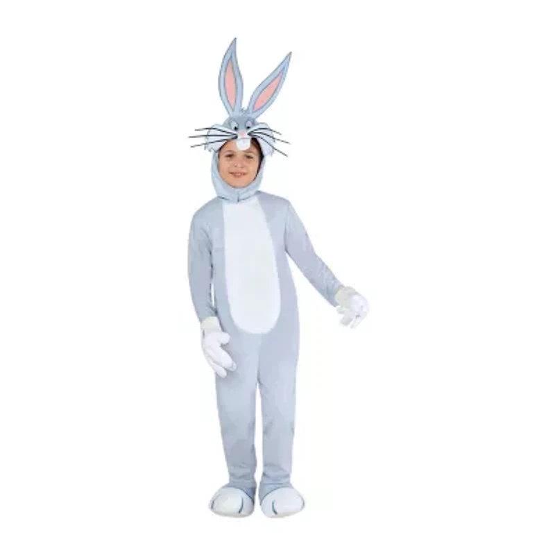 Little & Big Kid Unisex Looney Tunes Bugs Bunny Kids Costume 3-pc.