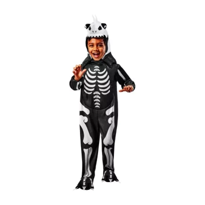 Toddler Boys Skelesaurus Rex With Sound 3-pc. Costume