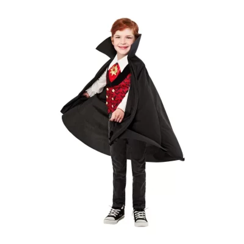 Little & Big Kid Boys Head Vampire With Light-Up Necklace 2-pc. Costume