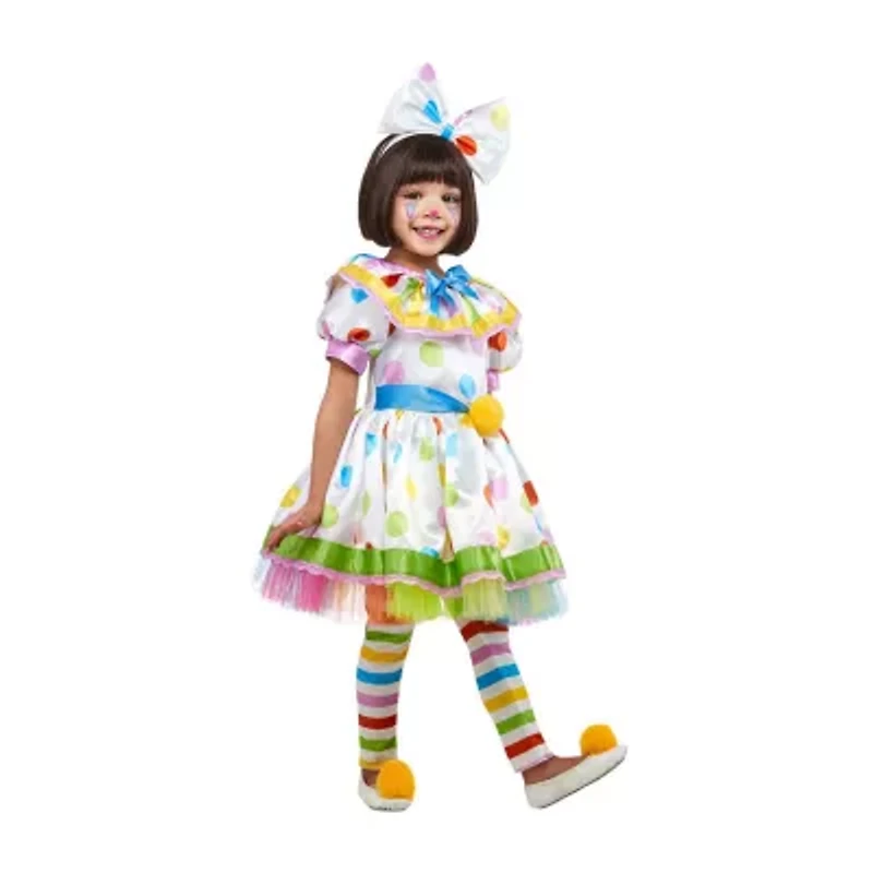 Toddler Girls Little Clown Girl Costume 3-pc.