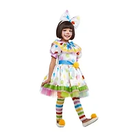 Toddler Girls Little Clown Girl Costume 3-pc.