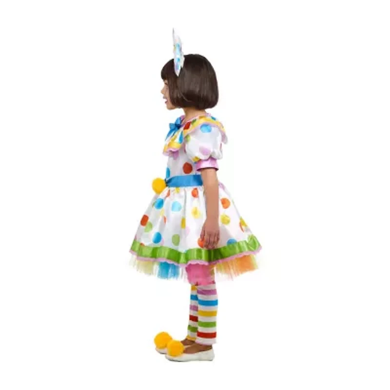 Toddler Girls Little Clown Girl Costume 3-pc.