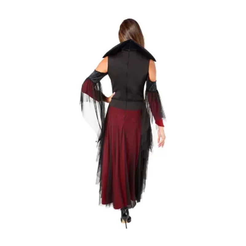 Womens Red Vampiress 2-pc. Costume