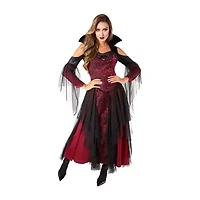 Womens Red Vampiress 2-pc. Costume