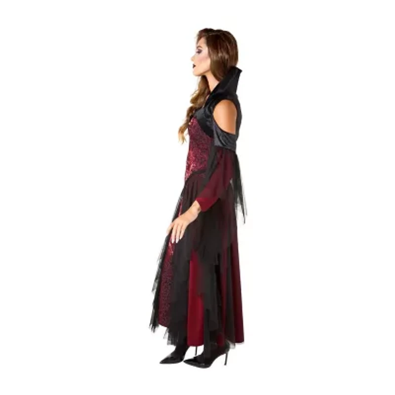 Womens Red Vampiress 2-pc. Costume
