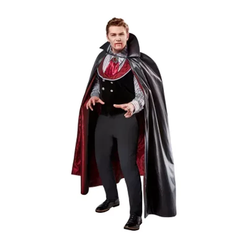 Mens Big N Tall Head Vampire 3-pc. Costume