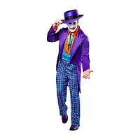 Mens Batman 1989 The Joker Deluxe DC Comics 6-pc. Costume Set