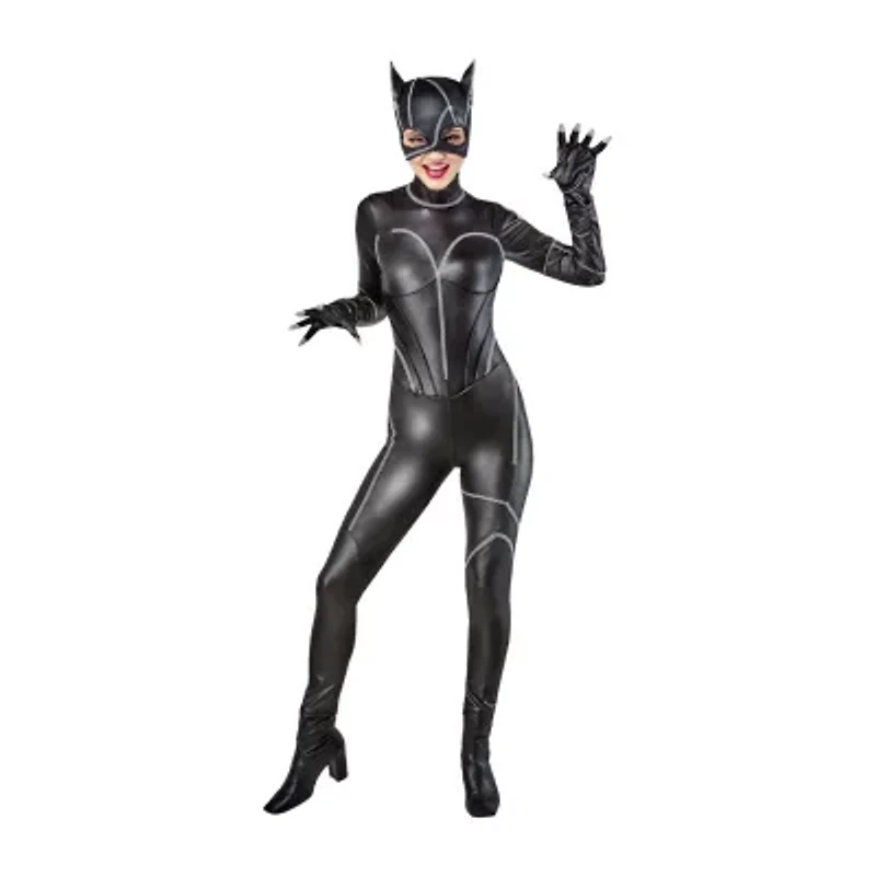Womens Batman With Mask Catwoman 4-pc. Costume