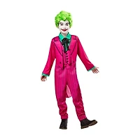 Little & Big Kid Boys Batman Classic 1966 Deluxe The Joker DC Comics 2-pc. Costume Set