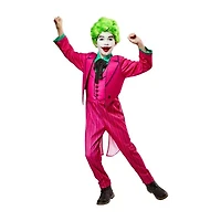 Little & Big Kid Boys Batman Classic 1966 Deluxe The Joker DC Comics 2-pc. Costume Set