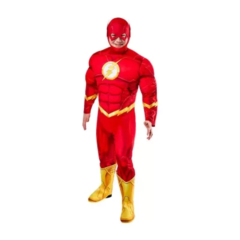 Mens Big & Tall Muscle Chest The Flash 2-pc. Costume