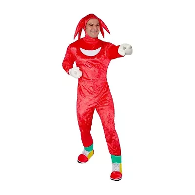 Mens Knuckles Deluxe Sonic the Hedgehog 4-pc. Costume Set