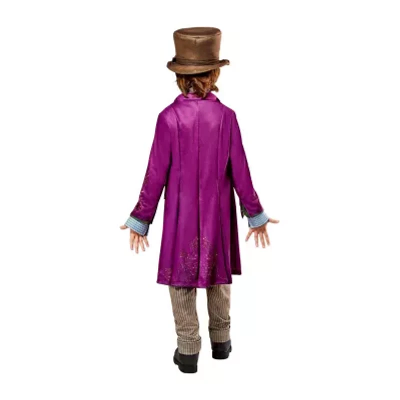 Little & Big Kid Boys Deluxe Movie Willy Wonka 5-pc. Costume Set
