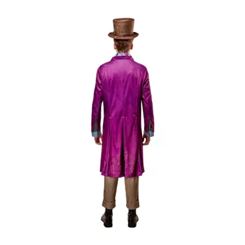Mens Deluxe Movie Willy Wonka 5-pc. Costume Set