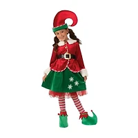 Little & Big Kid Girls Elf Kids 6-pc. Costume