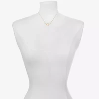 Bijoux Bar Delicates Two Tone Womens 16 Inch Link Chain Necklace