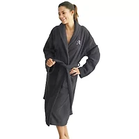 Linum Home Textiles Personalized Herringbone Weave Bathrobe Unisex Adult Long Sleeve Length Robe