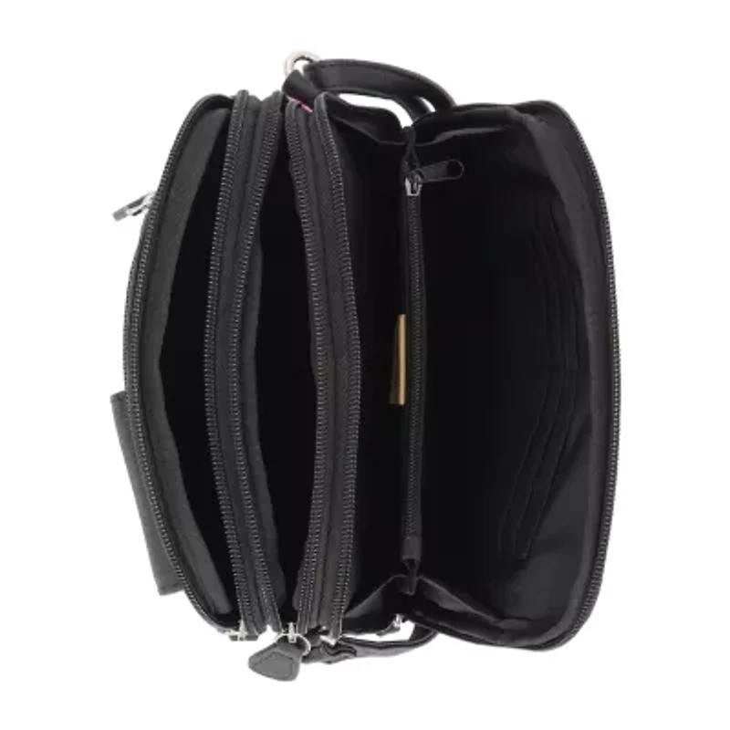Multi Sac North/South Zip Around Crossbody Bag