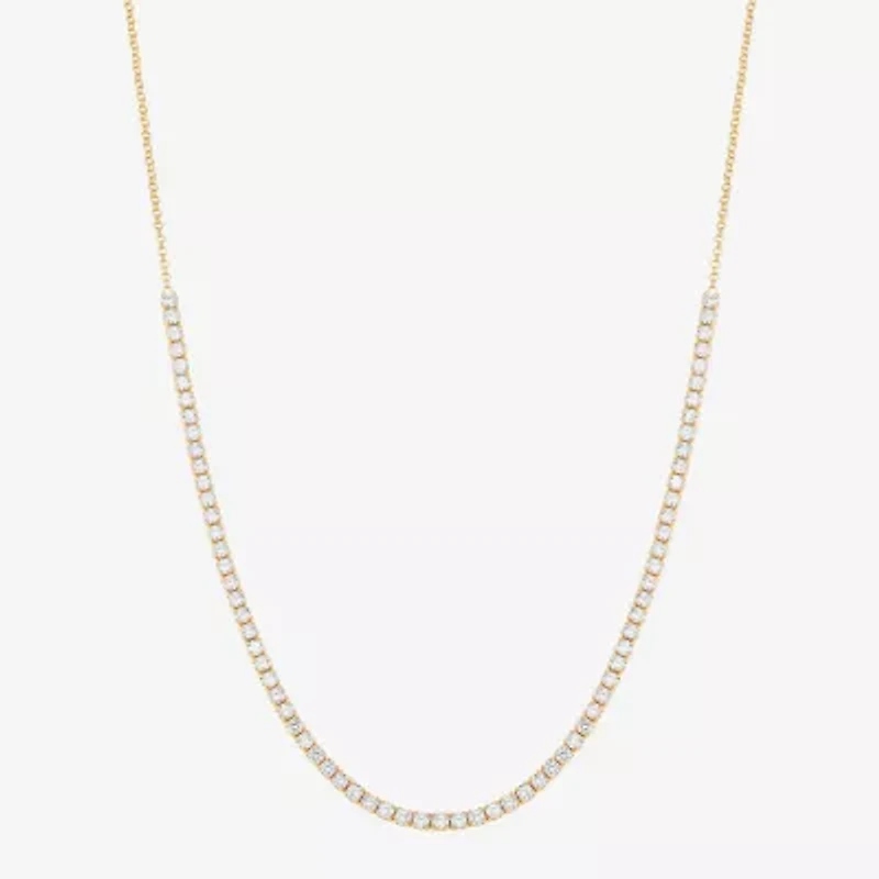 Diamonart Womens Sterling Silver 16 Inch Paperclip Chain Necklace