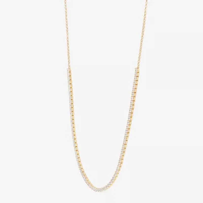 Diamonart Womens Sterling Silver 16 Inch Paperclip Chain Necklace