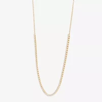 Diamonart Womens Sterling Silver 16 Inch Paperclip Chain Necklace