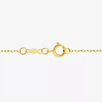 Diamond Blossom F, Si2 Womens 1/3 CT. T.W. Lab Grown White Diamond 14K Gold Over Silver 18 Inch Pendant Necklace