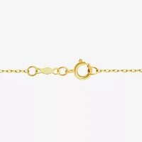 Diamond Blossom F, Si2 Womens 1/3 CT. T.W. Lab Grown White Diamond 14K Gold Over Silver 18 Inch Pendant Necklace