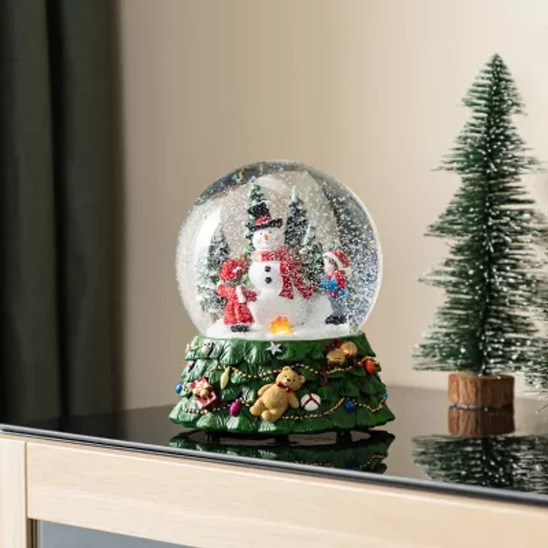 Glitzhome 150mm Waterglobes Christmas Tabletop Decor