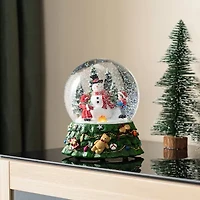 Glitzhome 150mm Waterglobes Christmas Tabletop Decor