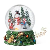 Glitzhome 150mm Waterglobes Christmas Tabletop Decor
