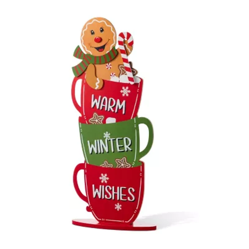 Glitzhome 34.5 Porch Drc Christmas Porch Sign