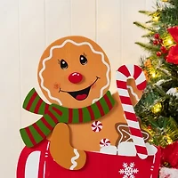 Glitzhome 34.5 Porch Drc Christmas Porch Sign