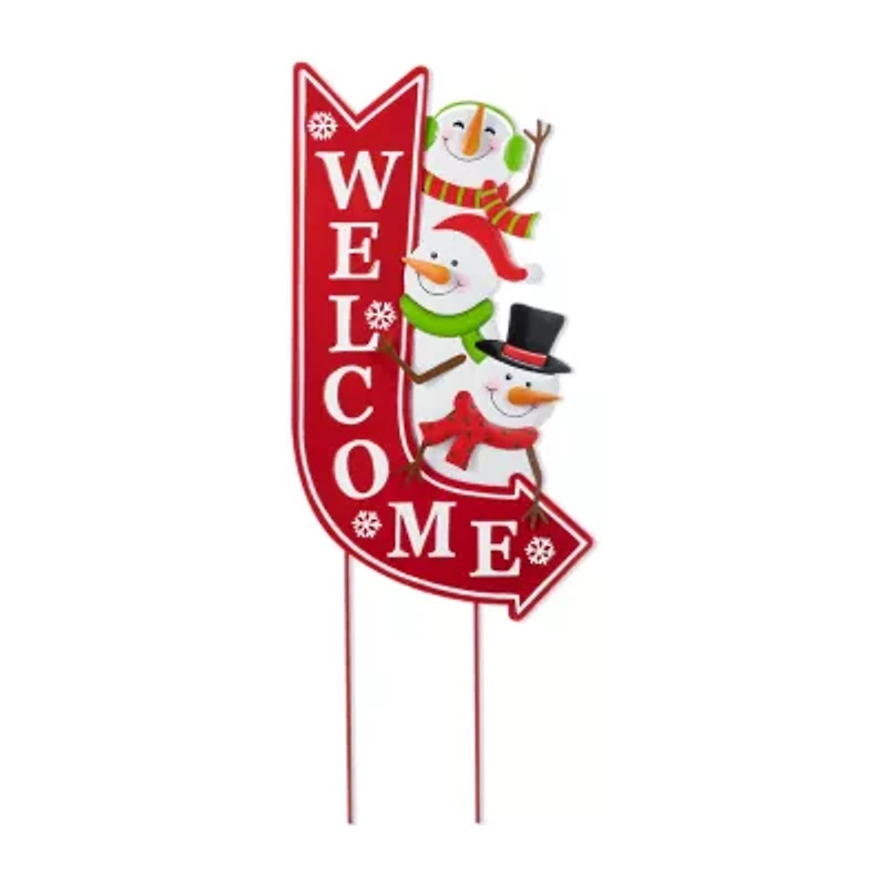Glitzhome 35.75 Yard Stake Christmas Yard Art