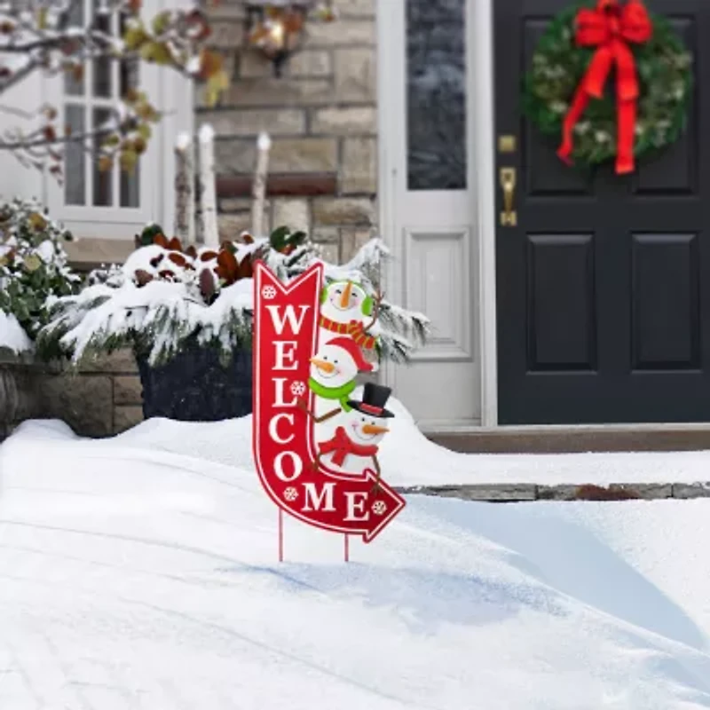 Glitzhome 35.75 Yard Stake Christmas Yard Art