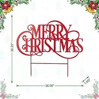 Glitzhome 36 Yard Stake Christmas Yard Art