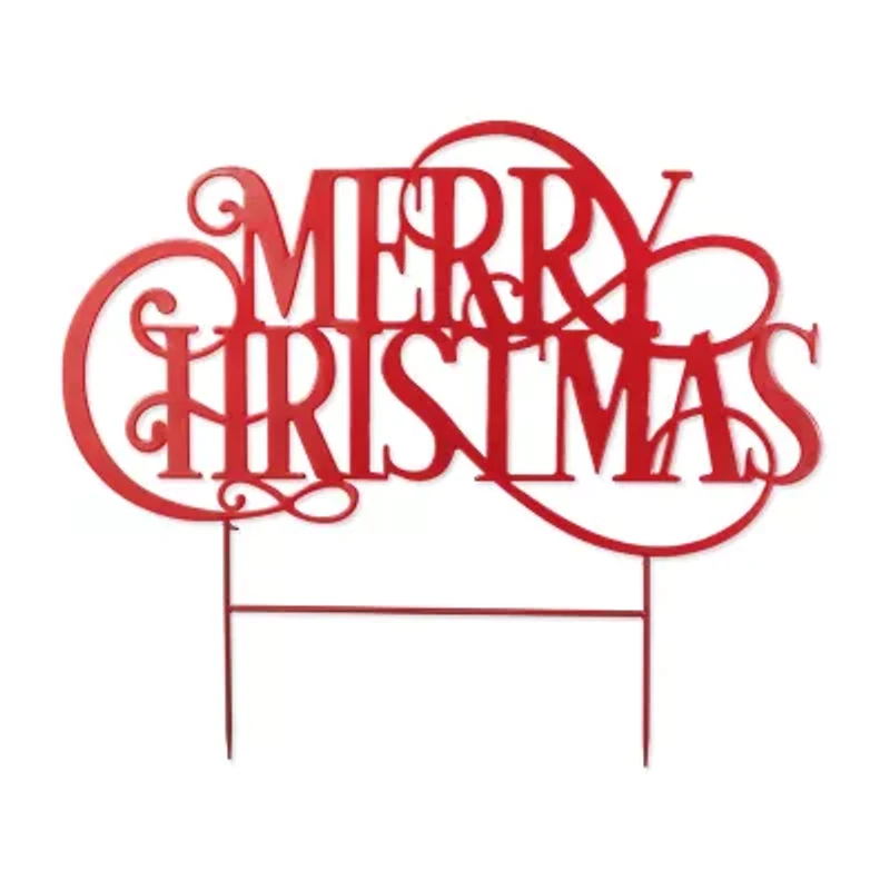 Glitzhome 36 Yard Stake Christmas Yard Art