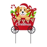 Glitzhome 24 Yard Stake Christmas Yard Art